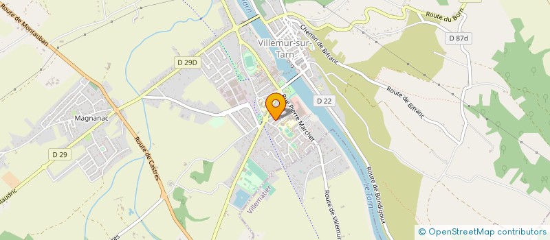 localisation de l'entreprise MONSIEUR ANTHONY MILHAVET  VILLEMUR-SUR-TARN