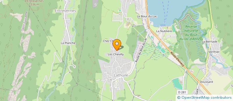 localisation de l'entreprise MONSIEUR ANTHONY MILLET  LATHUILE