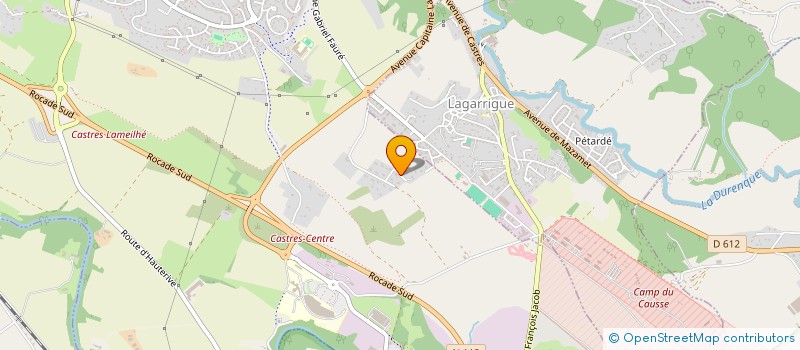 localisation de l'entreprise MONSIEUR ANTHONY MILY  CASTRES