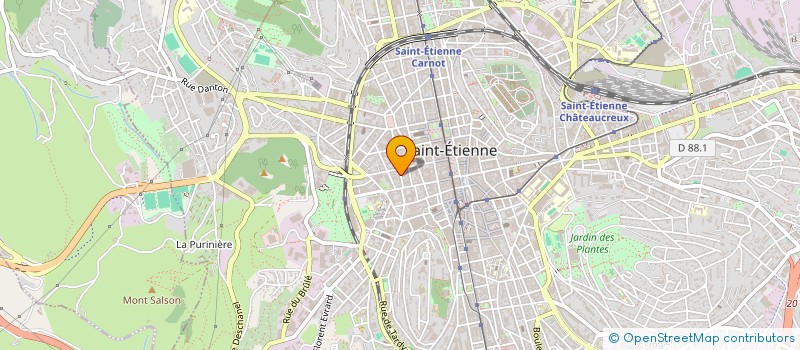 localisation de l'entreprise MONSIEUR ANTHONY MINEIRO  SAINT-ETIENNE