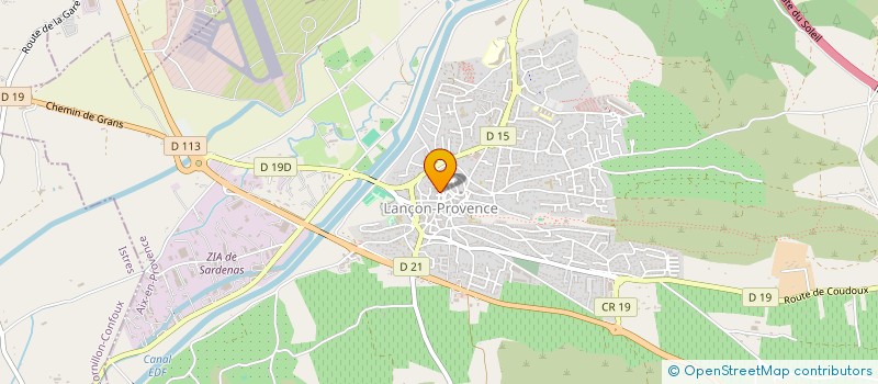 localisation de l'entreprise MONSIEUR ANTHONY MINETTI  LANCON-PROVENCE