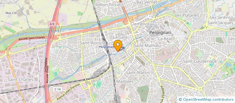 localisation de l'entreprise MONSIEUR ANTHONY MINETTO JAMMES  PERPIGNAN