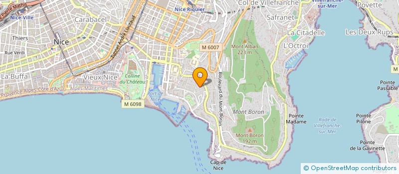 localisation de l'entreprise MONSIEUR ANTHONY MODESTE à NICE