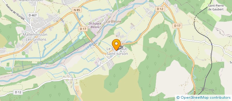 localisation de l'entreprise MONSIEUR ANTHONY MONARDO  LE CHAFFAUT-SAINT-JURSON