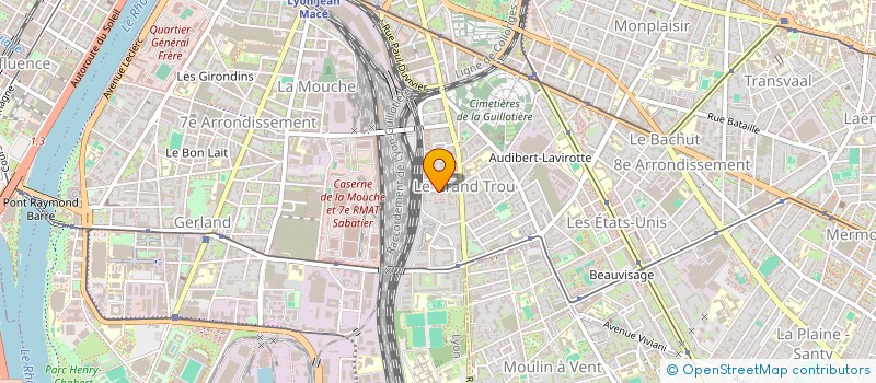 localisation de l'entreprise MONSIEUR ANTHONY MONDELIN  LYON