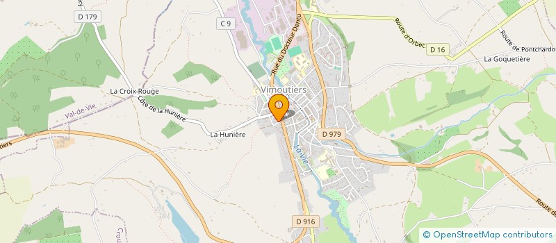 localisation de l'entreprise MONSIEUR ANTHONY MONDION à VIMOUTIERS