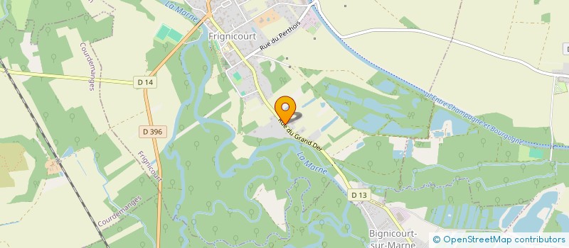 localisation de l'entreprise MONSIEUR ANTHONY MONNERIE  FRIGNICOURT