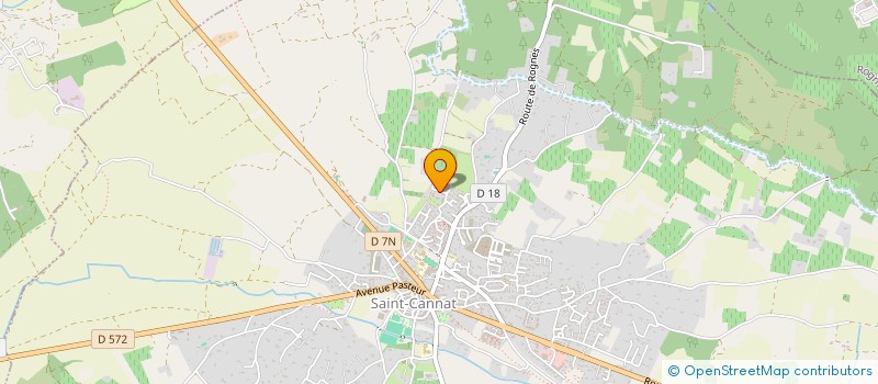 localisation de l'entreprise MONSIEUR ANTHONY MONTERET  SAINT-CANNAT