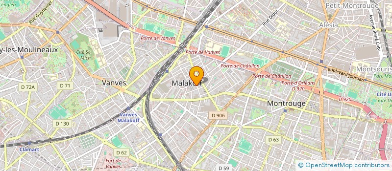 localisation de l'entreprise MONSIEUR ANTHONY MONTOYA  MALAKOFF