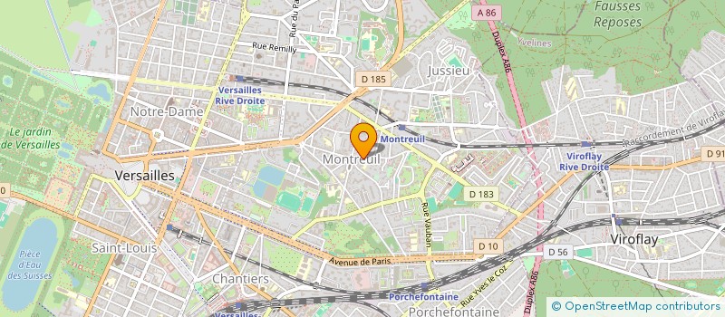 localisation de l'entreprise MONSIEUR ANTHONY MONTZAMIR à VERSAILLES