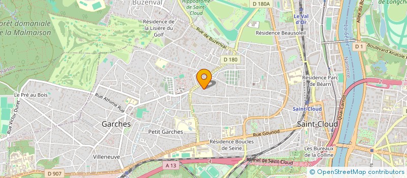 localisation de l'entreprise MONSIEUR ANTHONY MOREAU à SAINT-CLOUD