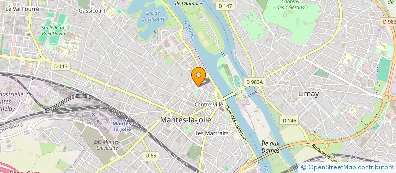 localisation de l'entreprise MONSIEUR ANTHONY MOREAU  MANTES-LA-JOLIE