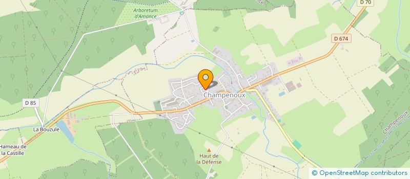 localisation de l'entreprise MONSIEUR ANTHONY MORELLY  CHAMPENOUX