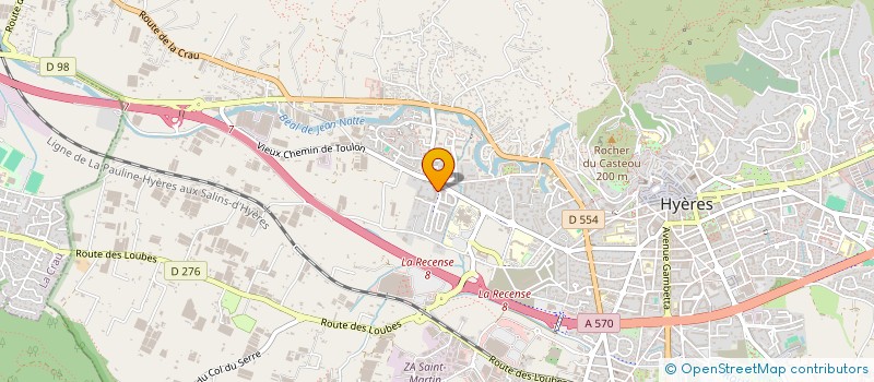 localisation de l'entreprise MONSIEUR ANTHONY MORENO à HYERES