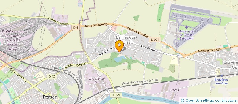 localisation de l'entreprise MONSIEUR ANTHONY MORERA  BERNES-SUR-OISE