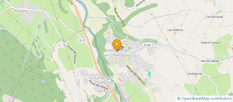 localisation de l'entreprise MONSIEUR ANTHONY MORETTA à SAINT-BONNET-EN-CHAMPSAUR
