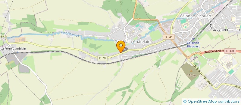 localisation de l'entreprise MONSIEUR ANTHONY MORGAND  CAMBLAIN-CHATELAIN