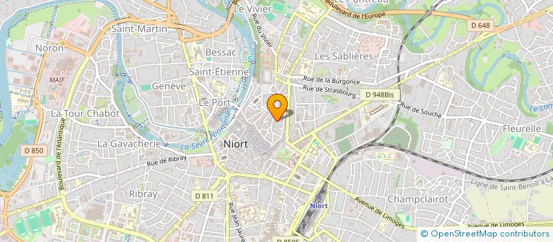 localisation de l'entreprise MONSIEUR ANTHONY MORIN à NIORT