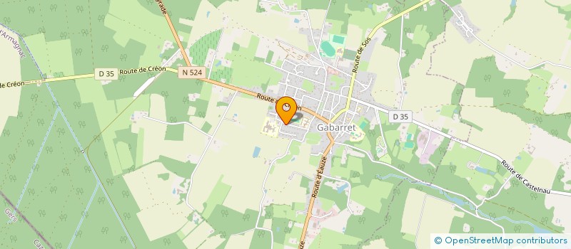 localisation de l'entreprise MONSIEUR ANTHONY MORIN  GABARRET