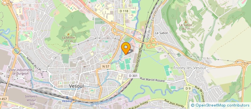 localisation de l'entreprise MONSIEUR ANTHONY MORISSET  VESOUL