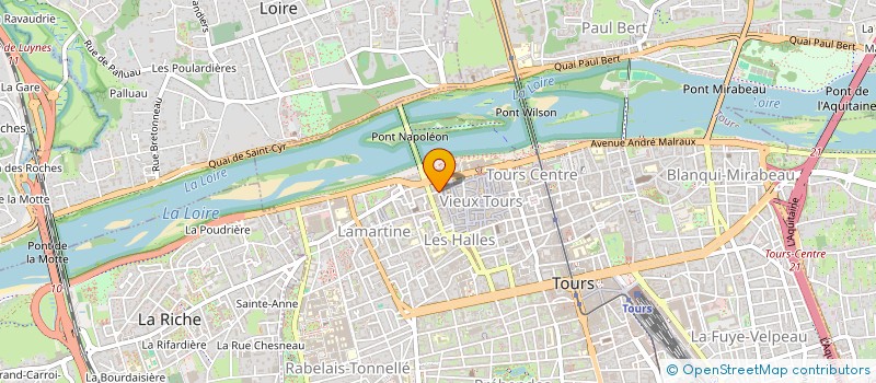 localisation de l'entreprise MONSIEUR ANTHONY MORIZOT  TOURS