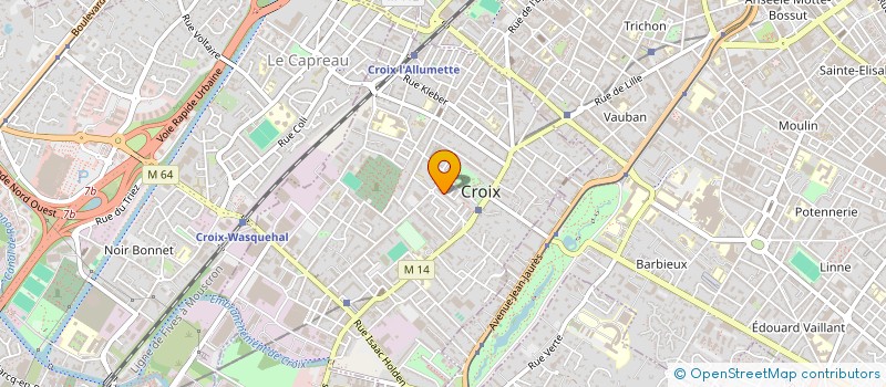 localisation de l'entreprise MONSIEUR ANTHONY MORONVAL à CROIX