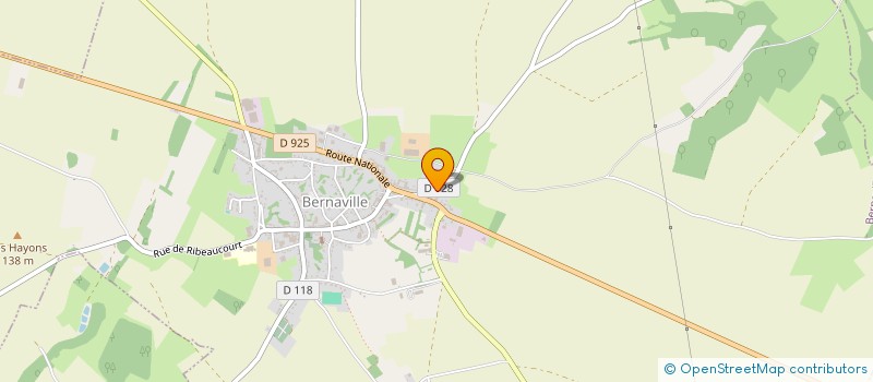 localisation de l'entreprise MONSIEUR ANTHONY MOURET  BERNAVILLE