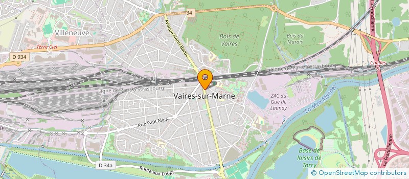 localisation de l'entreprise MONSIEUR ANTHONY MOYI à VAIRES-SUR-MARNE