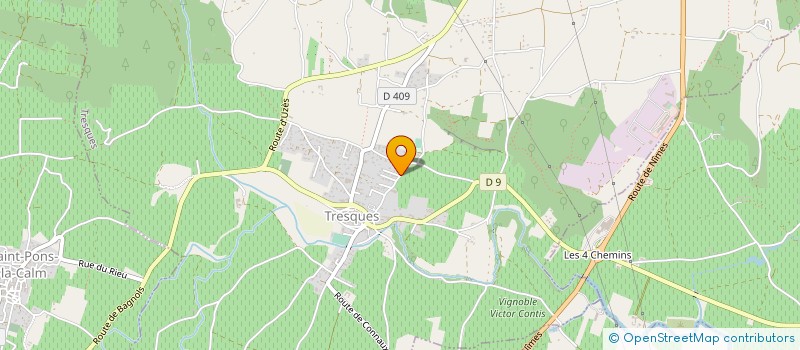 localisation de l'entreprise MONSIEUR ANTHONY MUJICA-GONZALEZ  TRESQUES