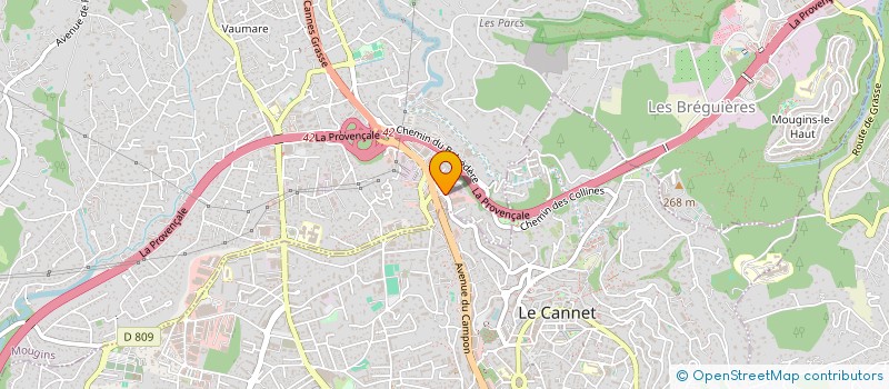 localisation de l'entreprise MONSIEUR ANTHONY MULAS  MOUGINS