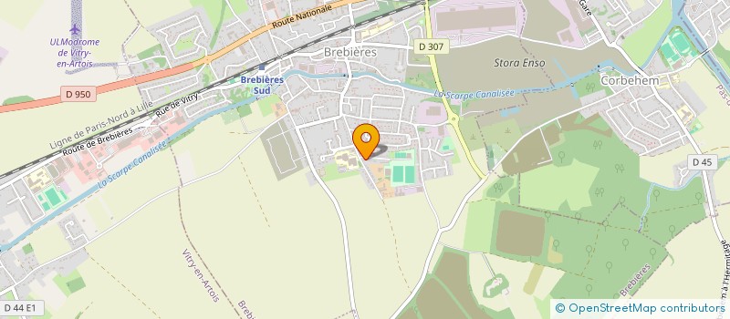 localisation de l'entreprise MONSIEUR ANTHONY MULE GENTILUOMO  BREBIERES