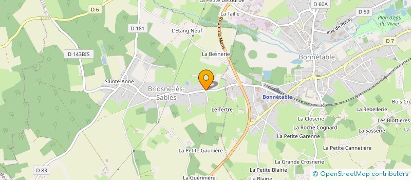 localisation de l'entreprise MONSIEUR ANTHONY MULOT  BRIOSNE-LES-SABLES