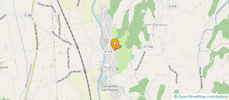 localisation de l'entreprise MONSIEUR ANTHONY MUSELET  CLERIEUX