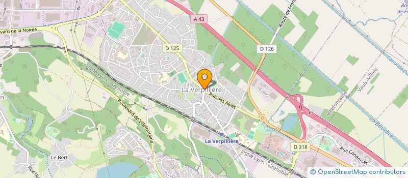 localisation de l'entreprise MONSIEUR ANTHONY MUSTAFA  LA VERPILLIERE