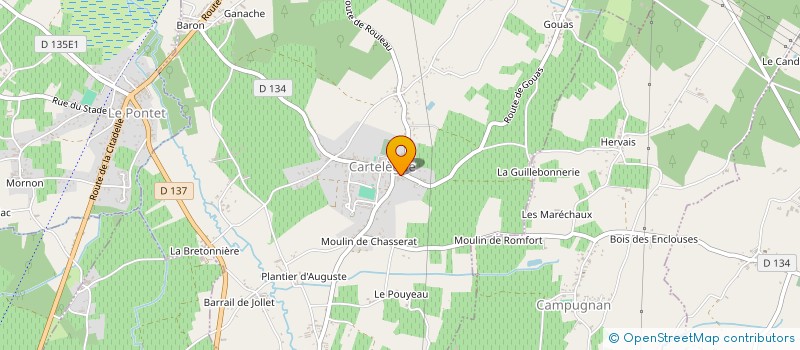 localisation de l'entreprise MONSIEUR ANTHONY NADAUD  FONTAINES-D'OZILLAC