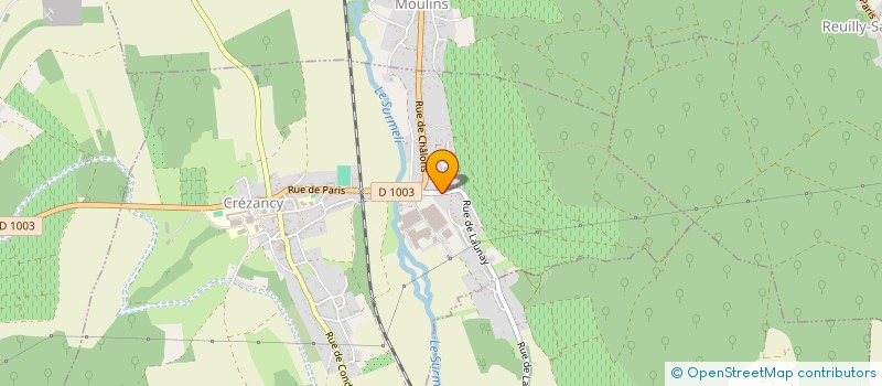 localisation de l'entreprise MONSIEUR ANTHONY NAGNAN  CREZANCY