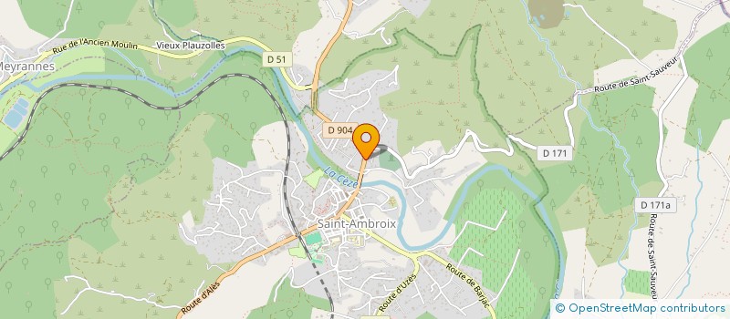 localisation de l'entreprise MONSIEUR ANTHONY NAL  SAINT-AMBROIX