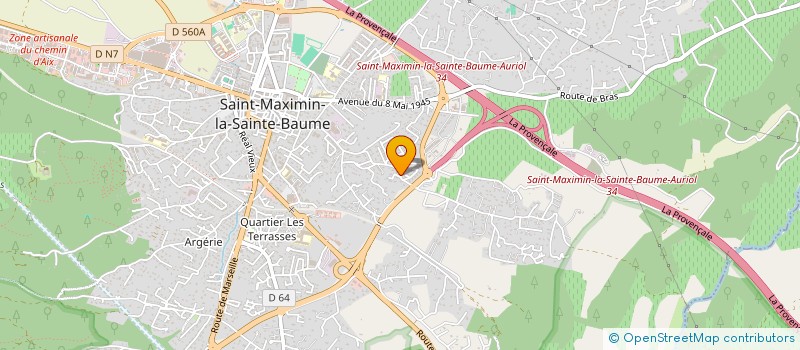 localisation de l'entreprise MONSIEUR ANTHONY NATOLI à SAINT-MAXIMIN-LA-SAINTE-BAUME