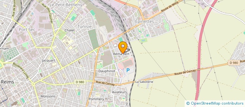 localisation de l'entreprise MONSIEUR ANTHONY NAUDE  REIMS