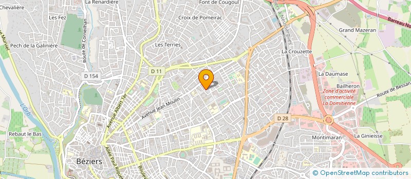 localisation de l'entreprise MONSIEUR ANTHONY NAVAEZ  BEZIERS