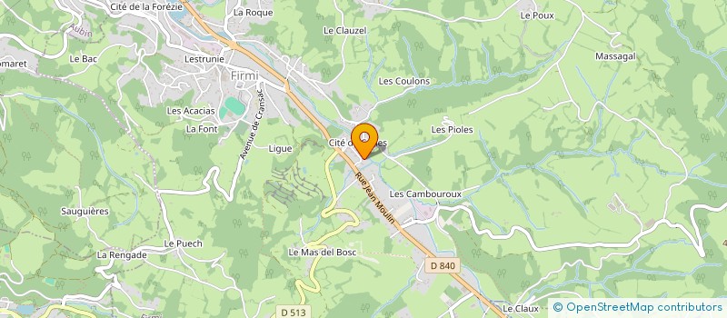 localisation de l'entreprise MONSIEUR ANTHONY NEGROTTO  FIRMI