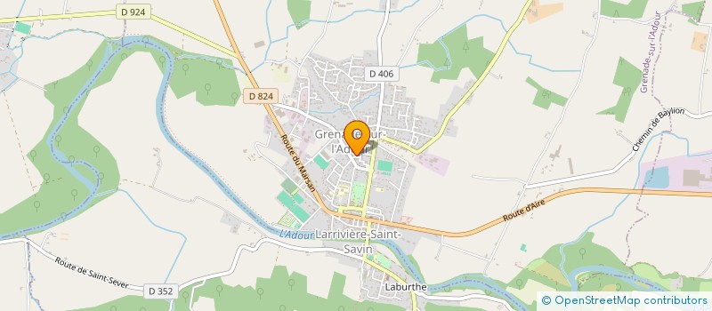 localisation de l'entreprise MONSIEUR ANTHONY NESTA  GRENADE-SUR-L'ADOUR