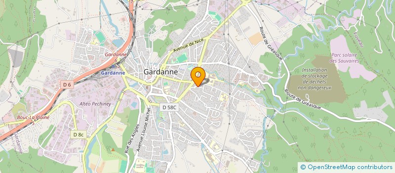 localisation de l'entreprise MONSIEUR ANTHONY NGO à GARDANNE
