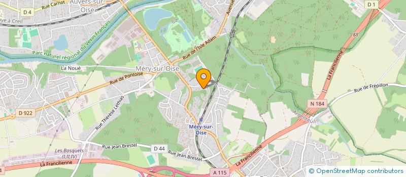 localisation de l'entreprise MONSIEUR ANTHONY NIAMBA-MAKITA  MERY-SUR-OISE