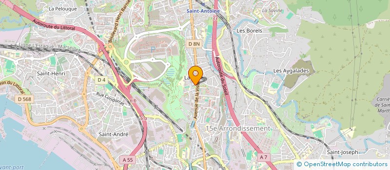 localisation de l'entreprise MONSIEUR ANTHONY NICOLAI à MARSEILLE