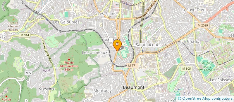 localisation de l'entreprise MONSIEUR ANTHONY NICOLAS  CLERMONT-FERRAND