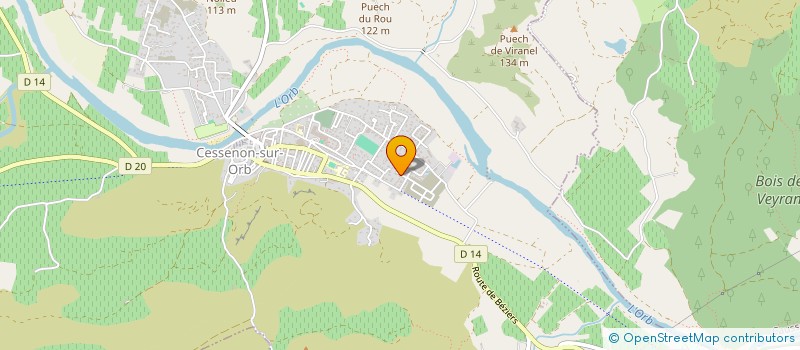 localisation de l'entreprise MONSIEUR ANTHONY NICOLAS  CESSENON-SUR-ORB