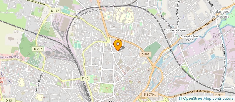 localisation de l'entreprise MONSIEUR ANTHONY NOACCO à NEVERS