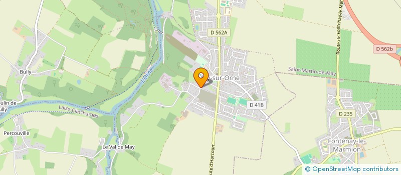 localisation de l'entreprise MONSIEUR ANTHONY NOBLET  MAY-SUR-ORNE