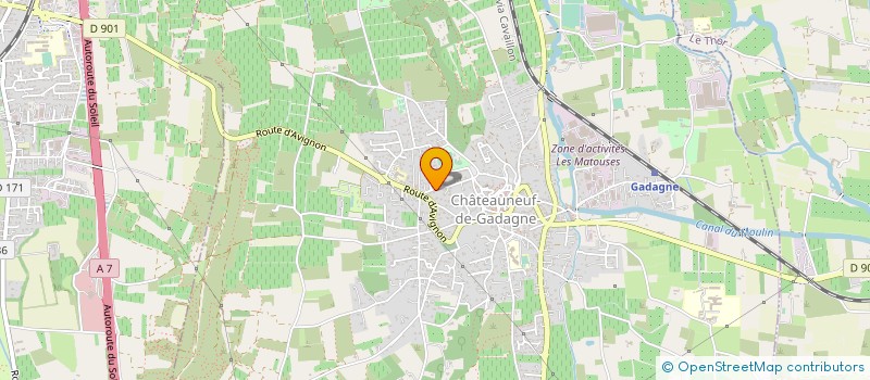 localisation de l'entreprise MONSIEUR ANTHONY NOCCA  CHATEAUNEUF-DE-GADAGNE